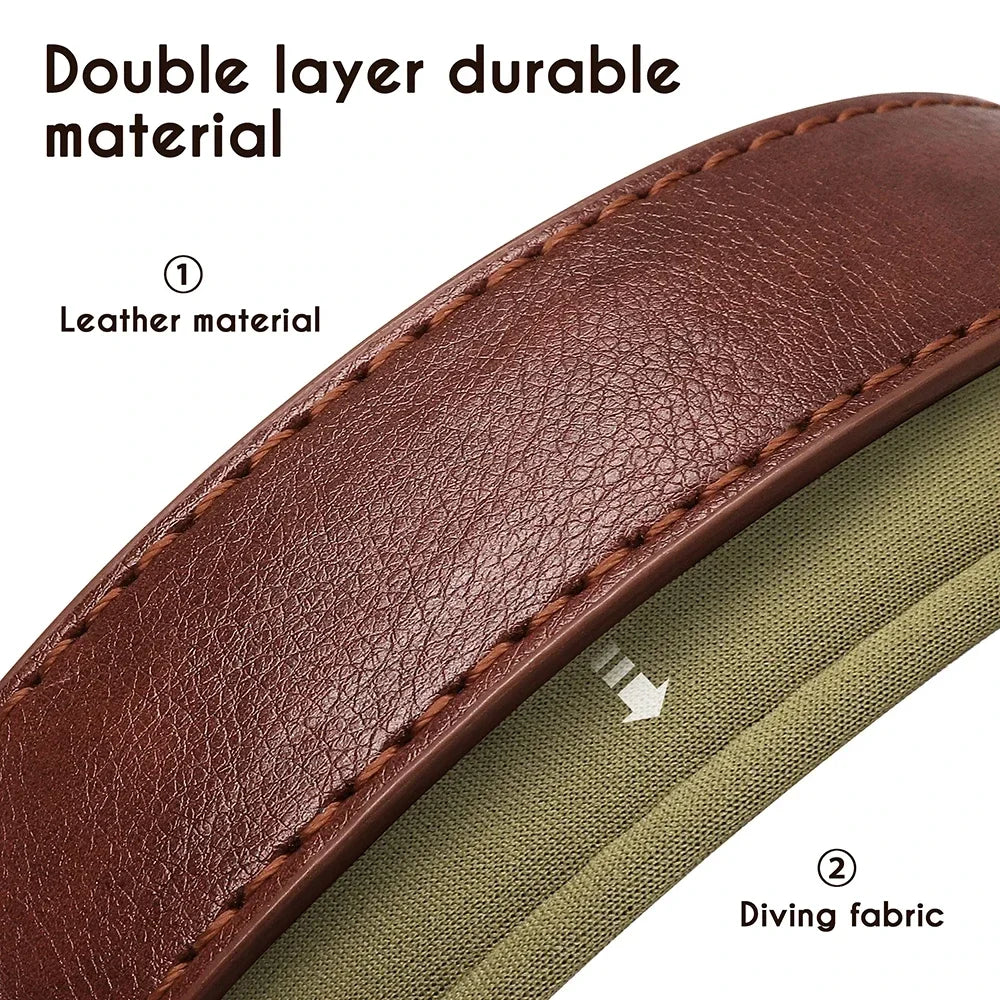 Personalized Leather Custom Dog Collar Soft Padded