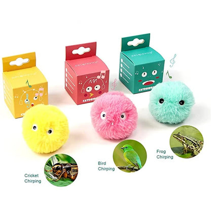 Interactive Ball Smart Cat Toys Plush - Electric Catnip Training