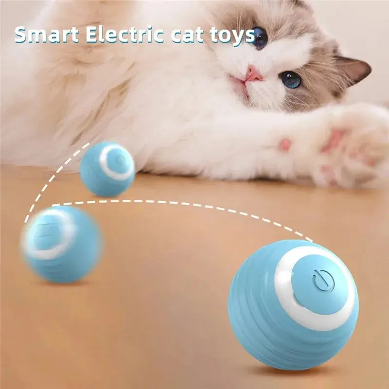 Cat Interactive Ball Training Self-moving Kitten Electric Cat Ball Toys