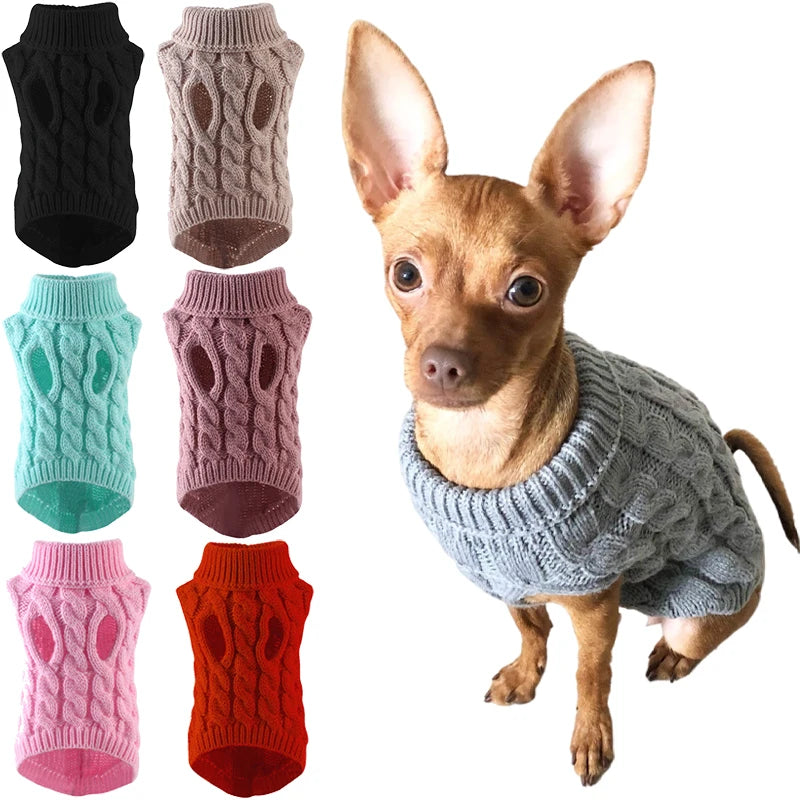 Puppy Dog Sweaters for Small Medium Dogs & Cats