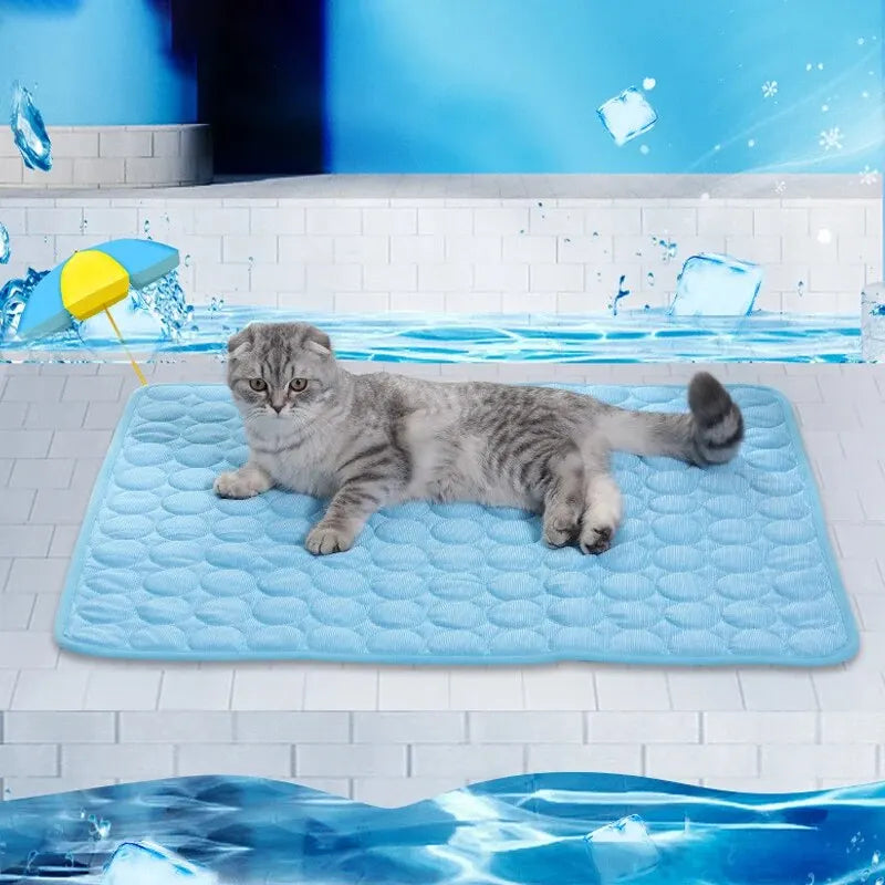 Pet Ice Mats Summer - Cat & Dog Sofa Nest Bed Cooling Sleeping Pad